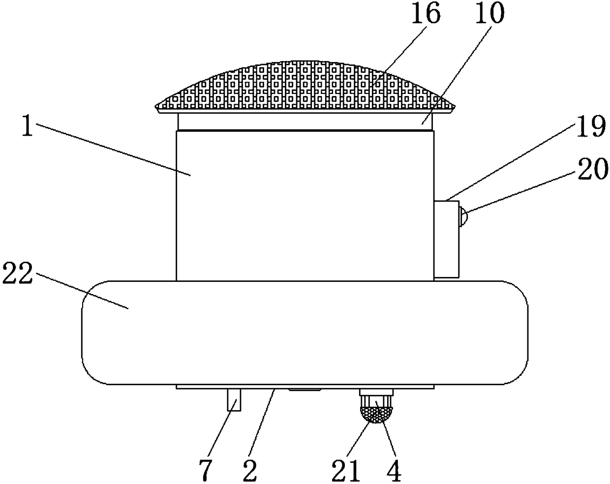 Artificial intelligence automatic feeding device for fish pond