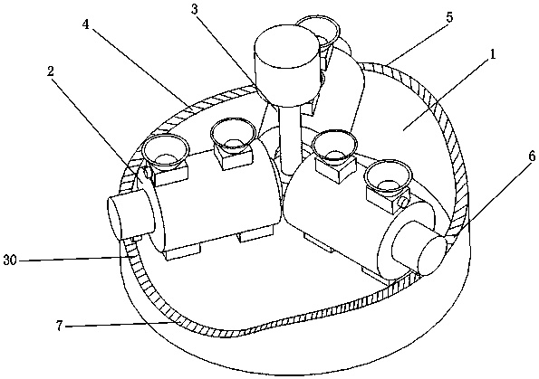 Multidirectional mixing type cement homogenization equipment