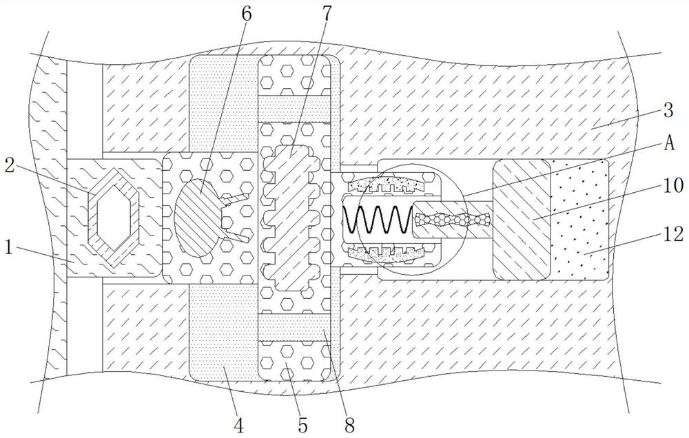 Self-bouncing device for power distribution cabinet based on principle of thermal expansion and cold contraction