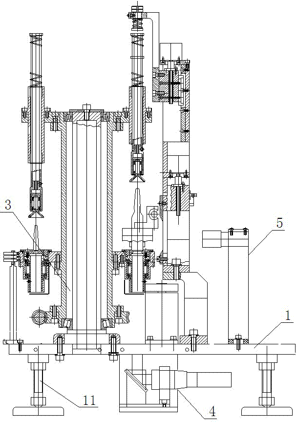 Detector for detecting visible foreign matter in bottled liquid medicine