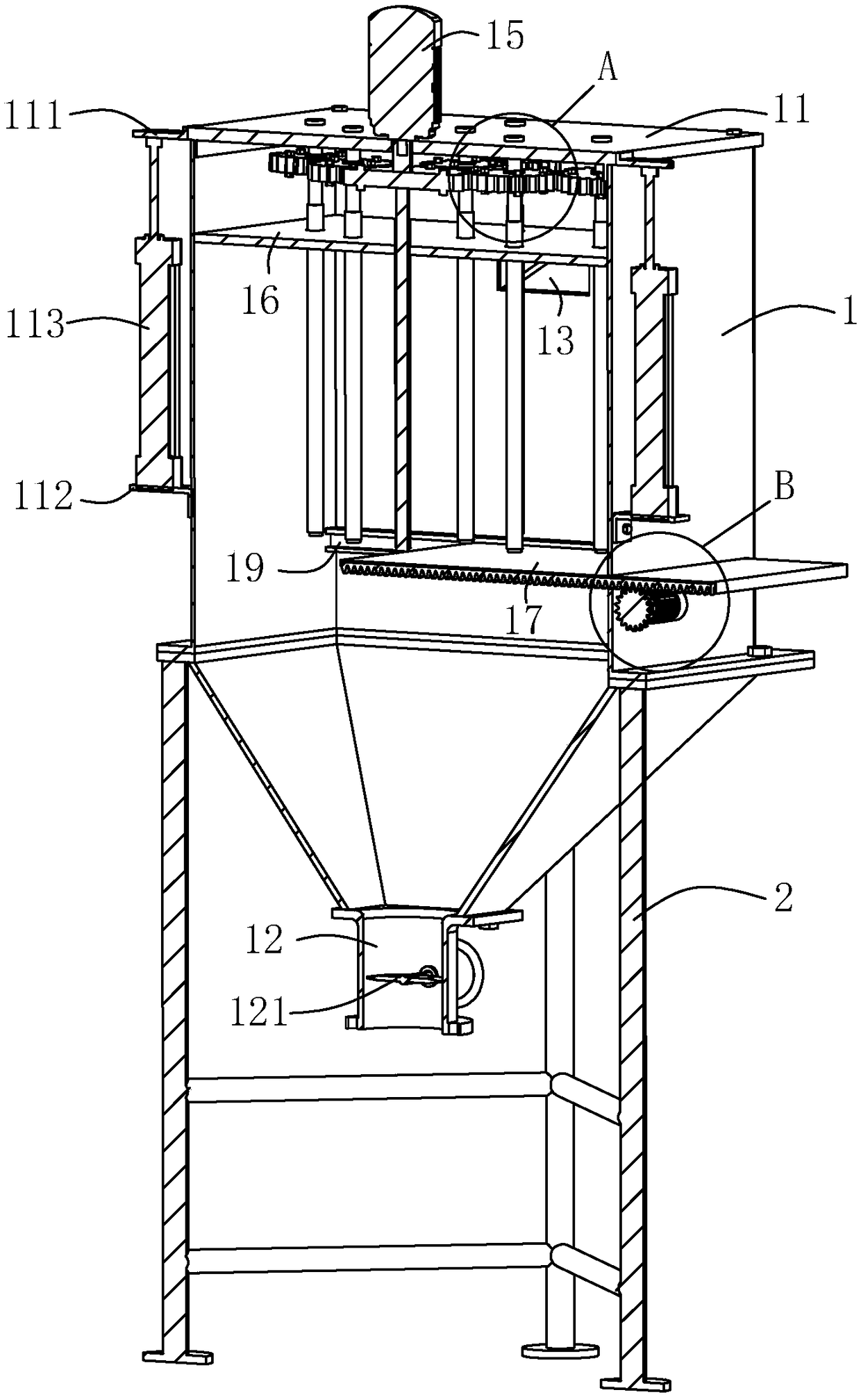 Construction garbage comprehensive treatment method and apparatus