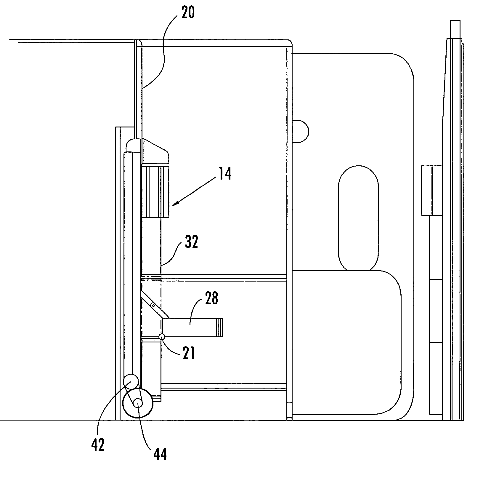 Seating and treadmill exercise device