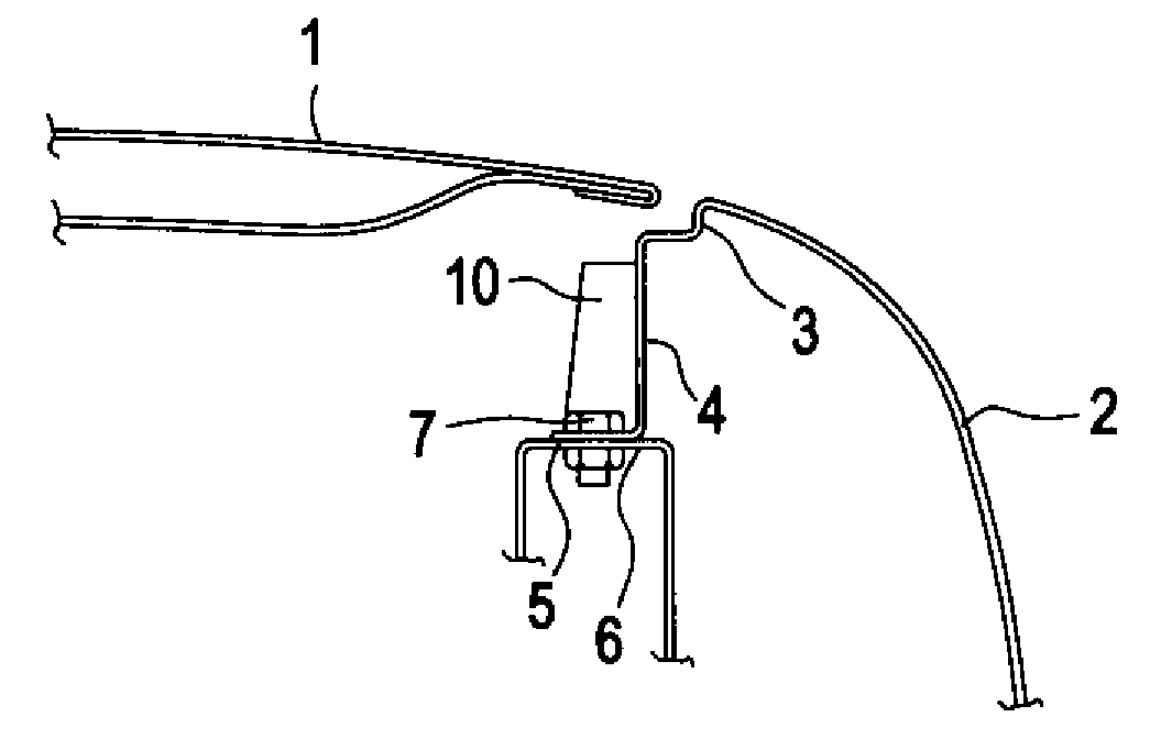 Energy absorbing vehicle fender