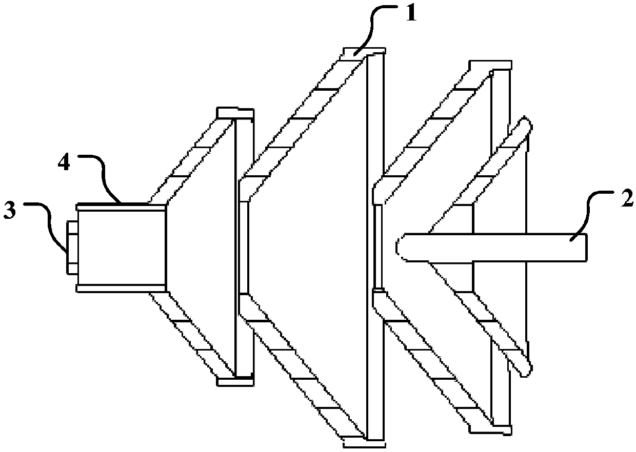 An eccentric particle collection device with magnetic field rotation