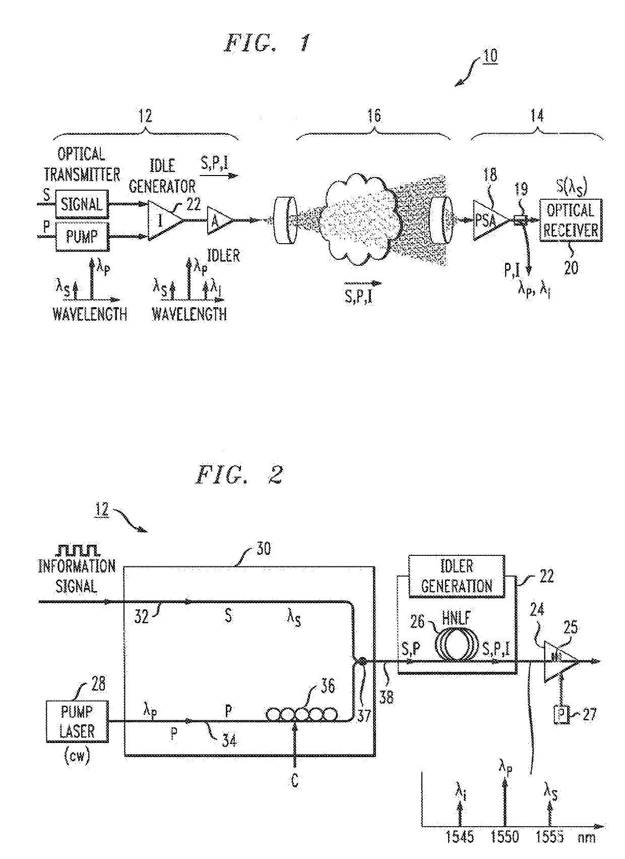 Free-space optical communication links with improved sensitivity