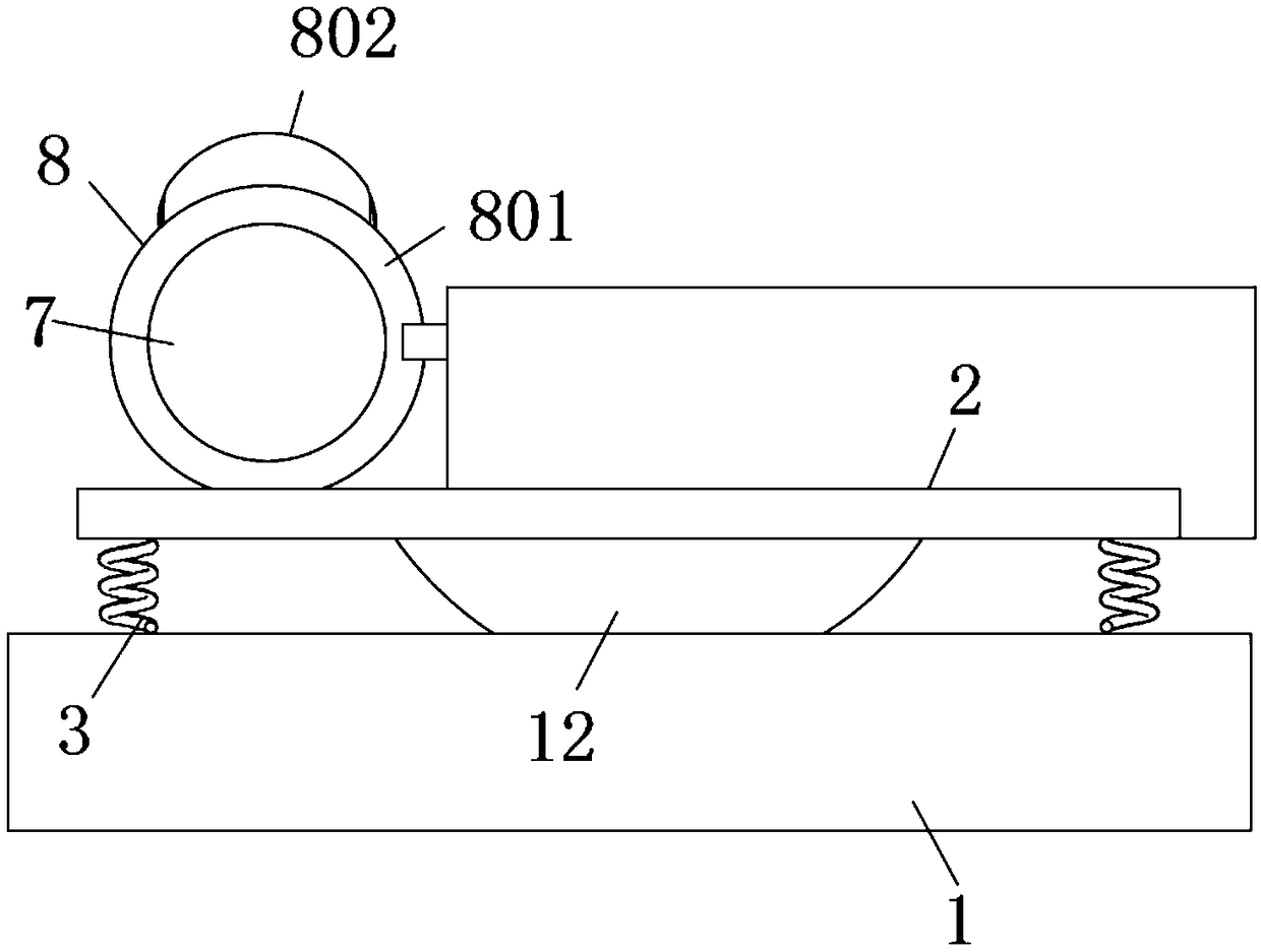 Equipment table for engine tilt experiment