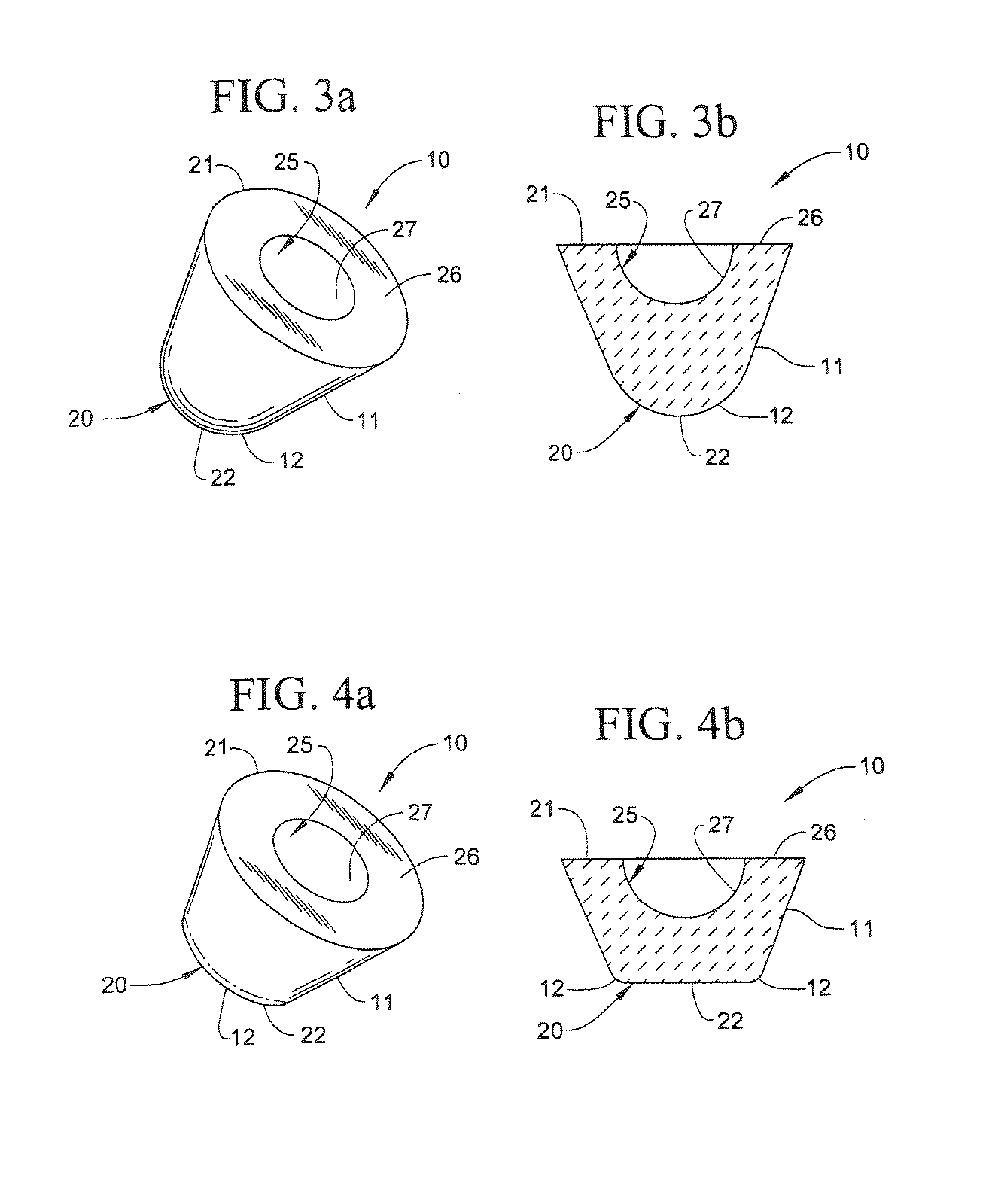 Acetabular component of total hip replacement assembly