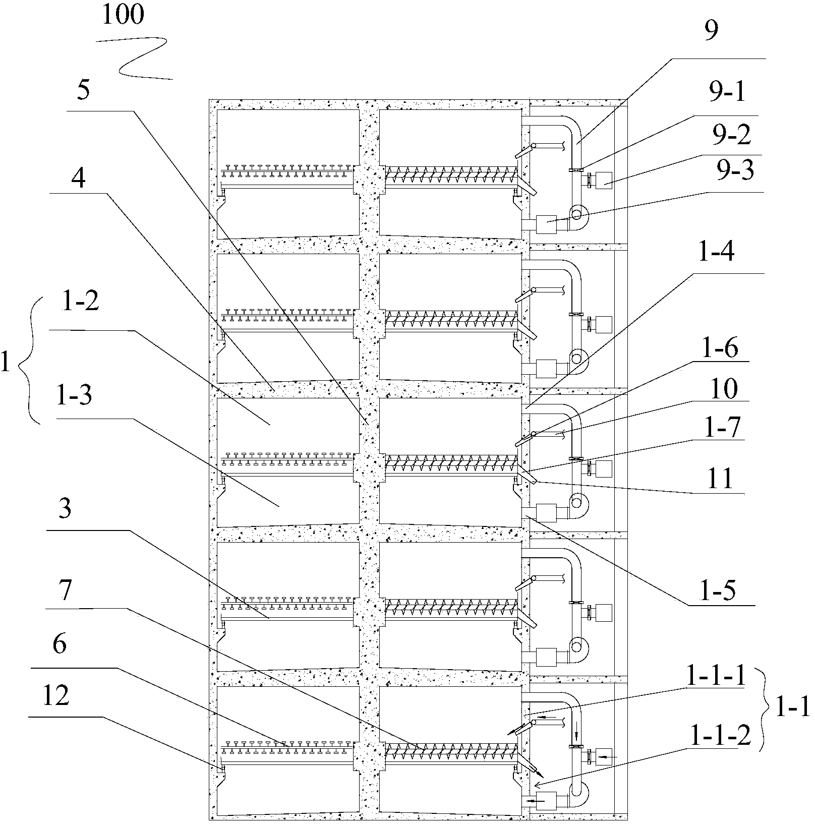 Disc type starter propagation equipment