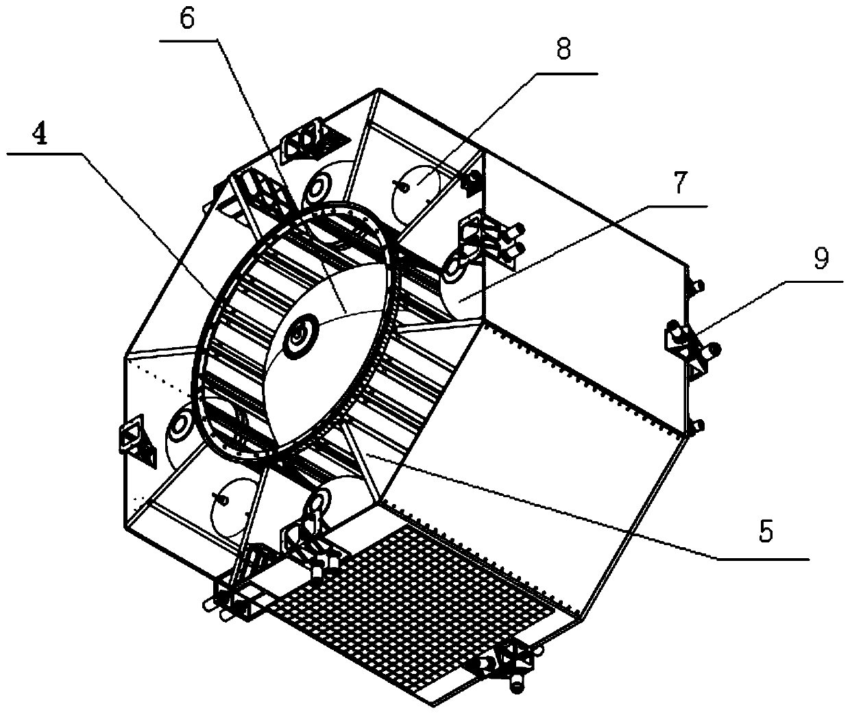 Modularized propulsion service system based on hybrid mode propulsion