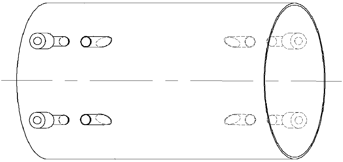 Structure and mounting method of flow measurement sensor based on transit time method