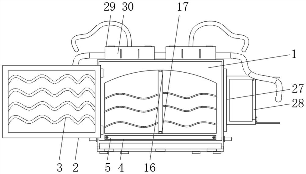 Environment-friendly industrial furnace with waste gas treatment function