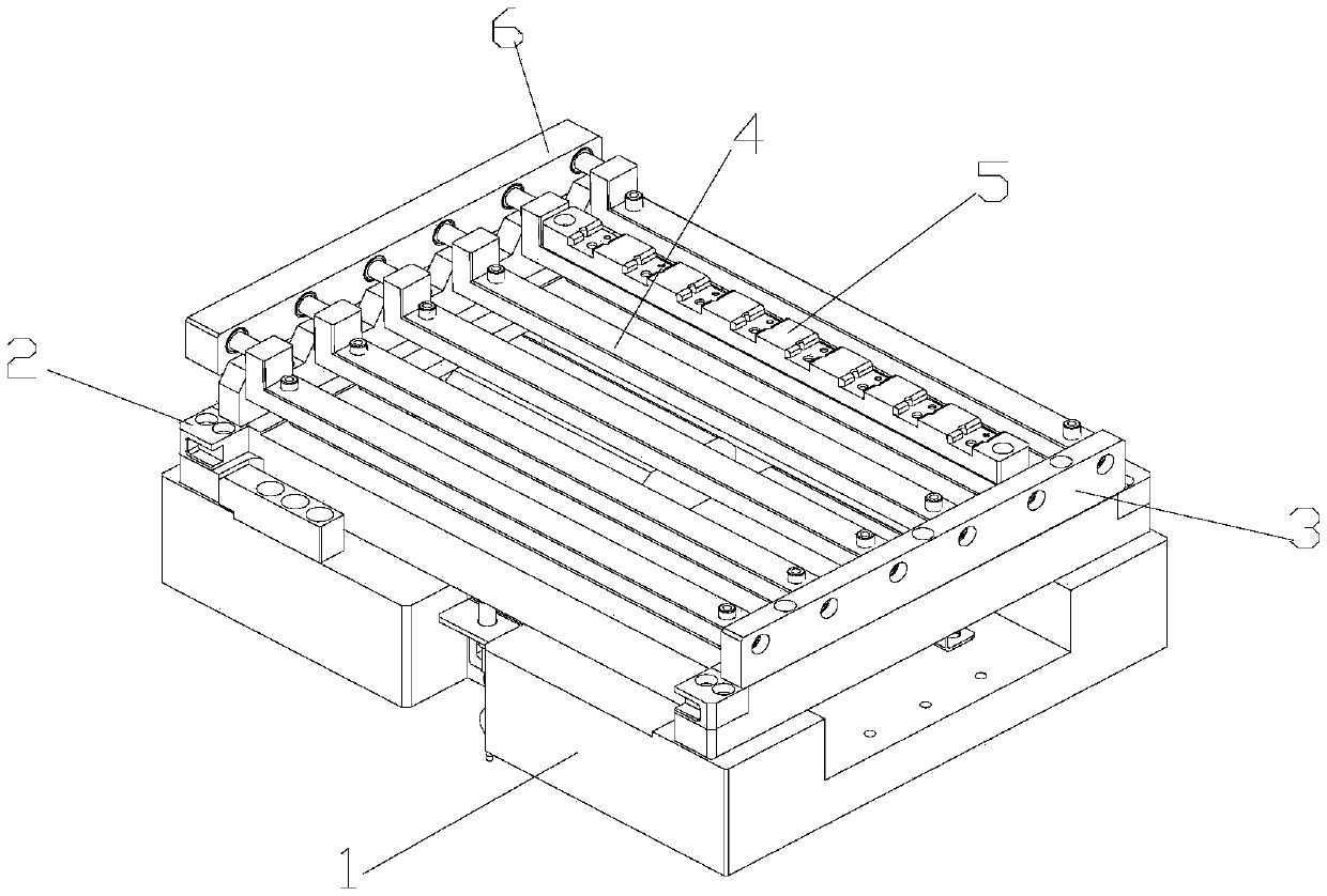 Mobile phone camera module welding and fixing device and welding fixing method thereof