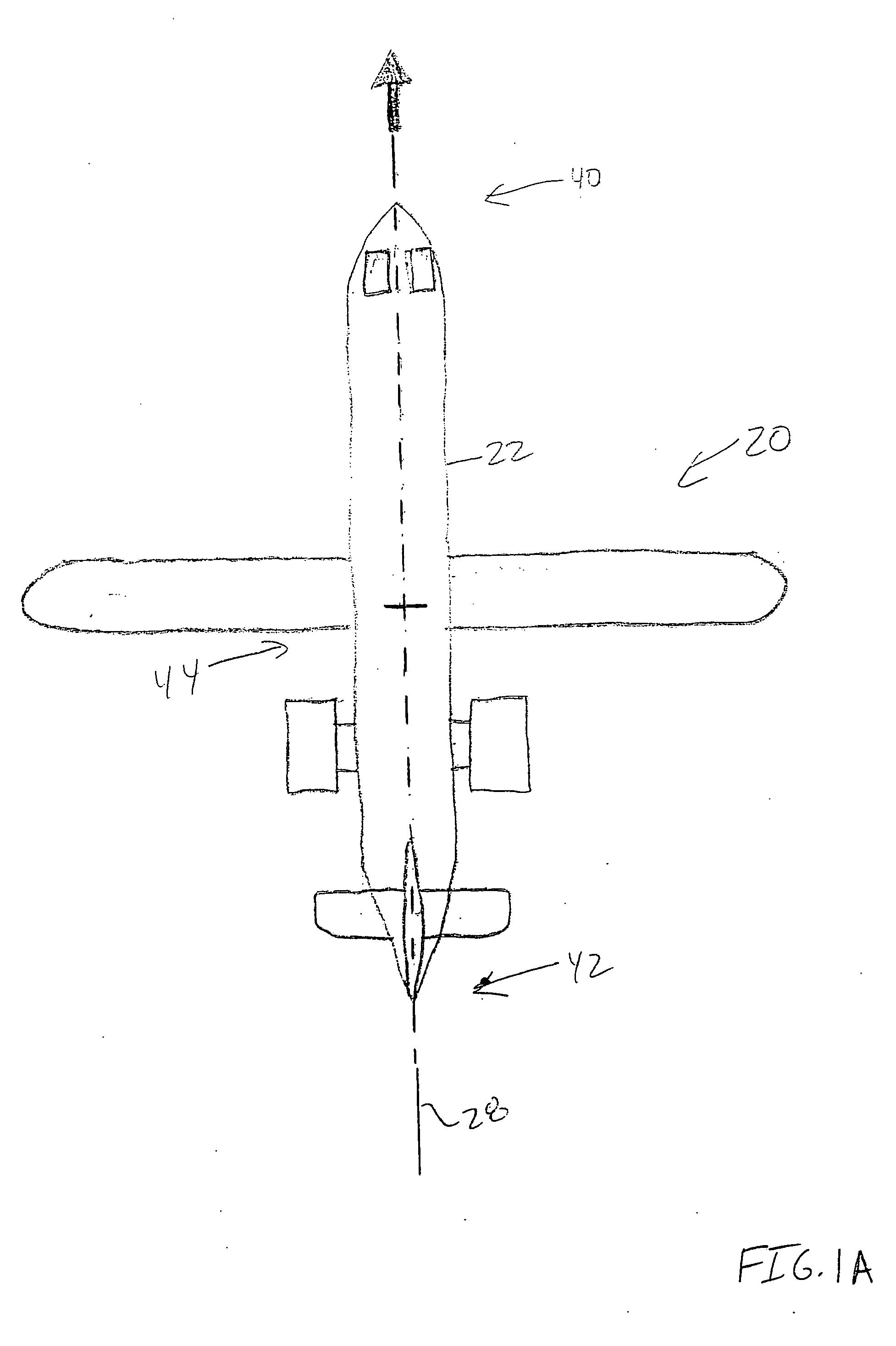 Method and aircraft system for active suppression of aircraft low frequency aerostructure lateral bending modes