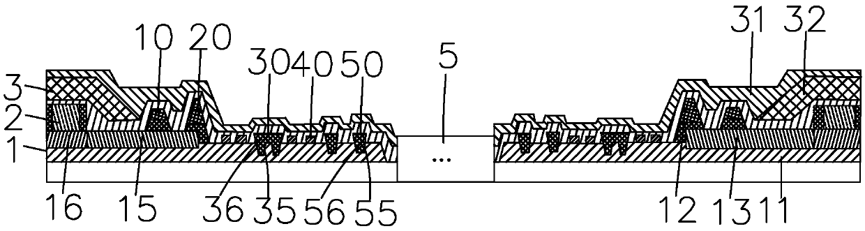 Full-screen display panel and manufacturing method thereof