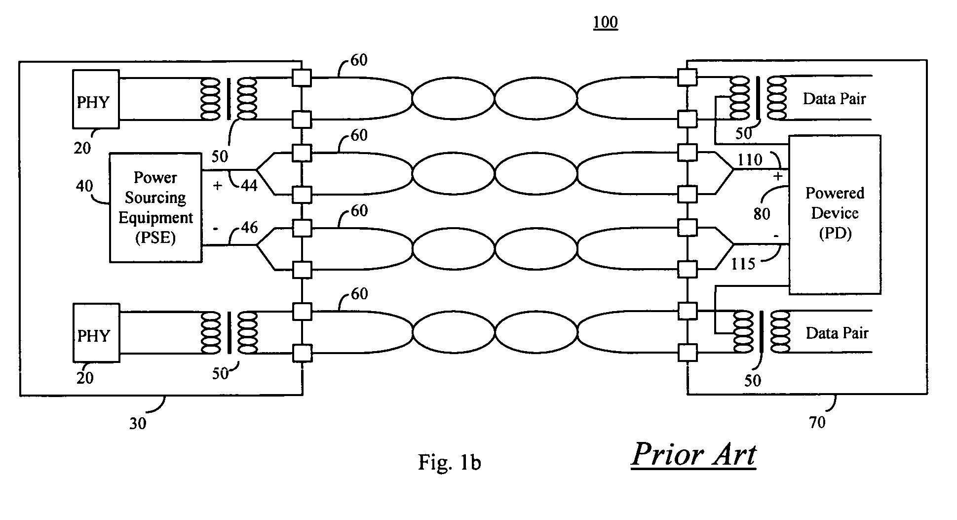 High power architecture for power over Ethernet