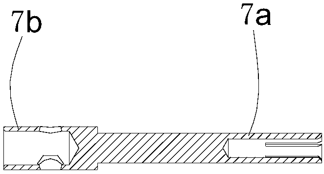 Single-core triaxial high-voltage plug connector