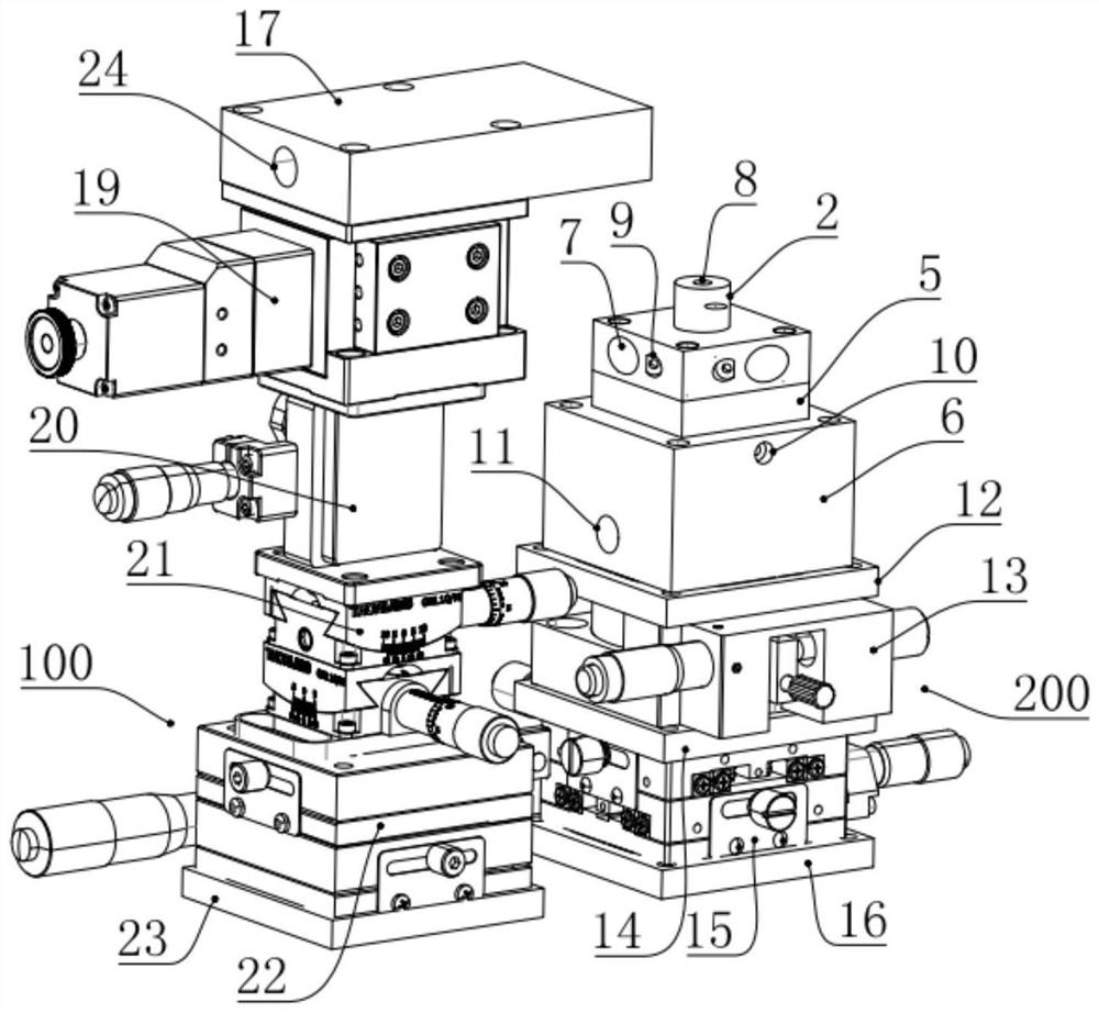 Automatic two-dimensional material transfer device