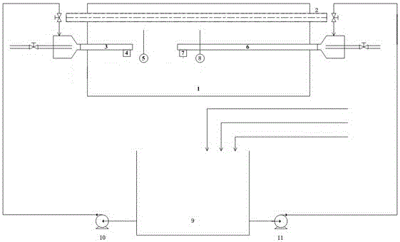 A granulator containing double-tube reactors and its application in the production of diammonium phosphate