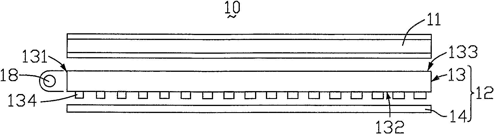 Backlight module unit and LCD device