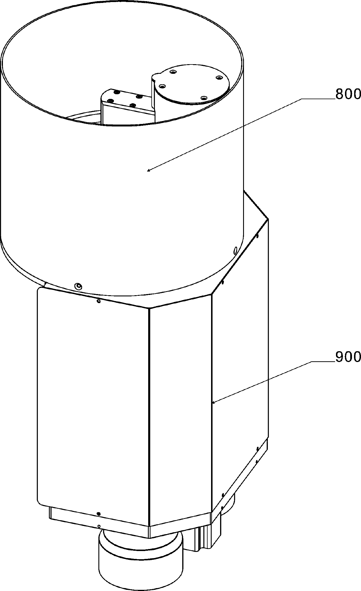 Vacuum nondestructive solid-liquid mixed filling equipment