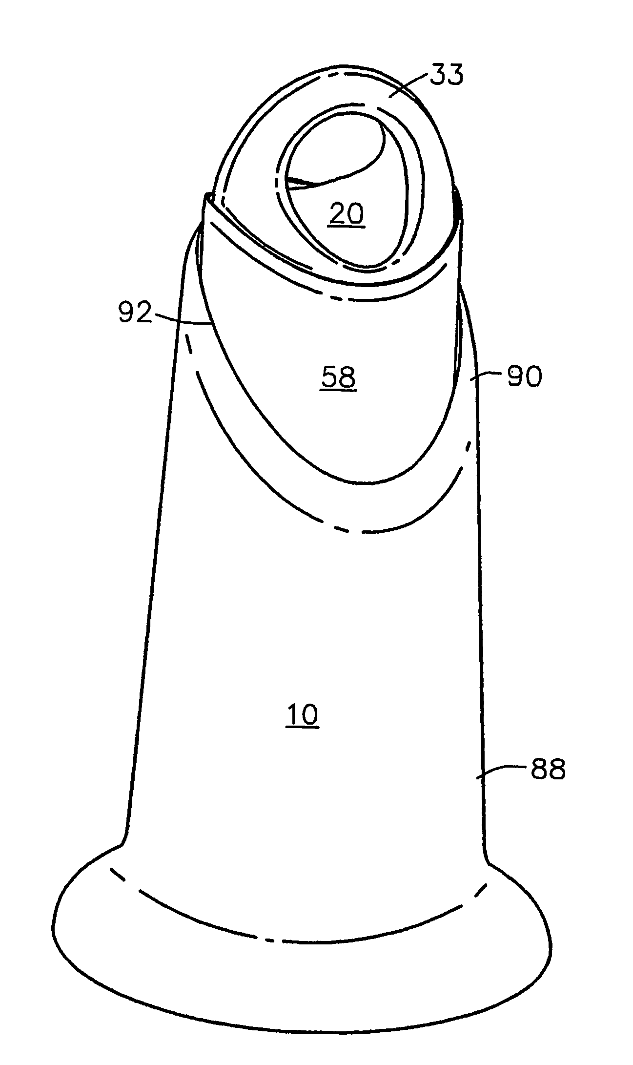 Sanitary napkin disposal assembly