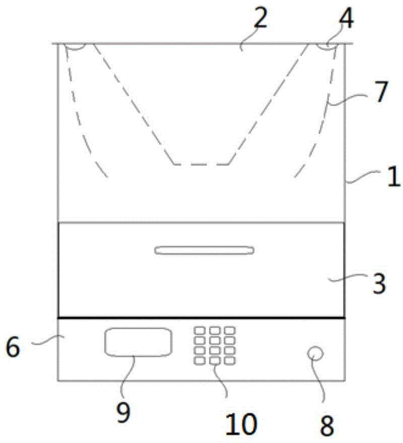 Automatic separation collector for larvas of hermetia illucens