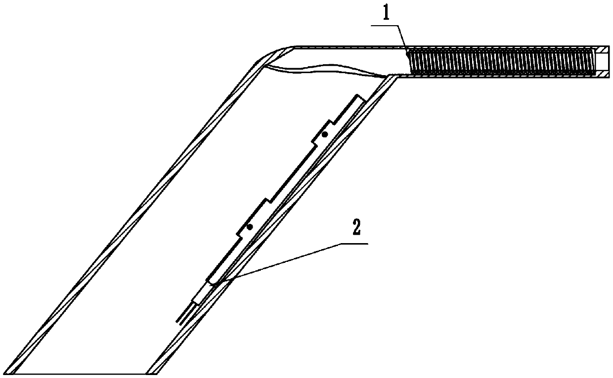 Double-channel ice prevention and removal device for atmospheric data probe