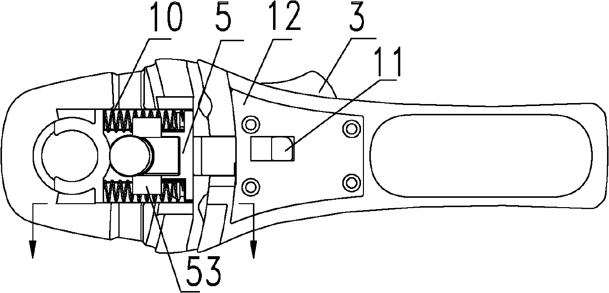 Upper handle of pressure cooker and pressure cooker cover opening and closing mechanism thereof