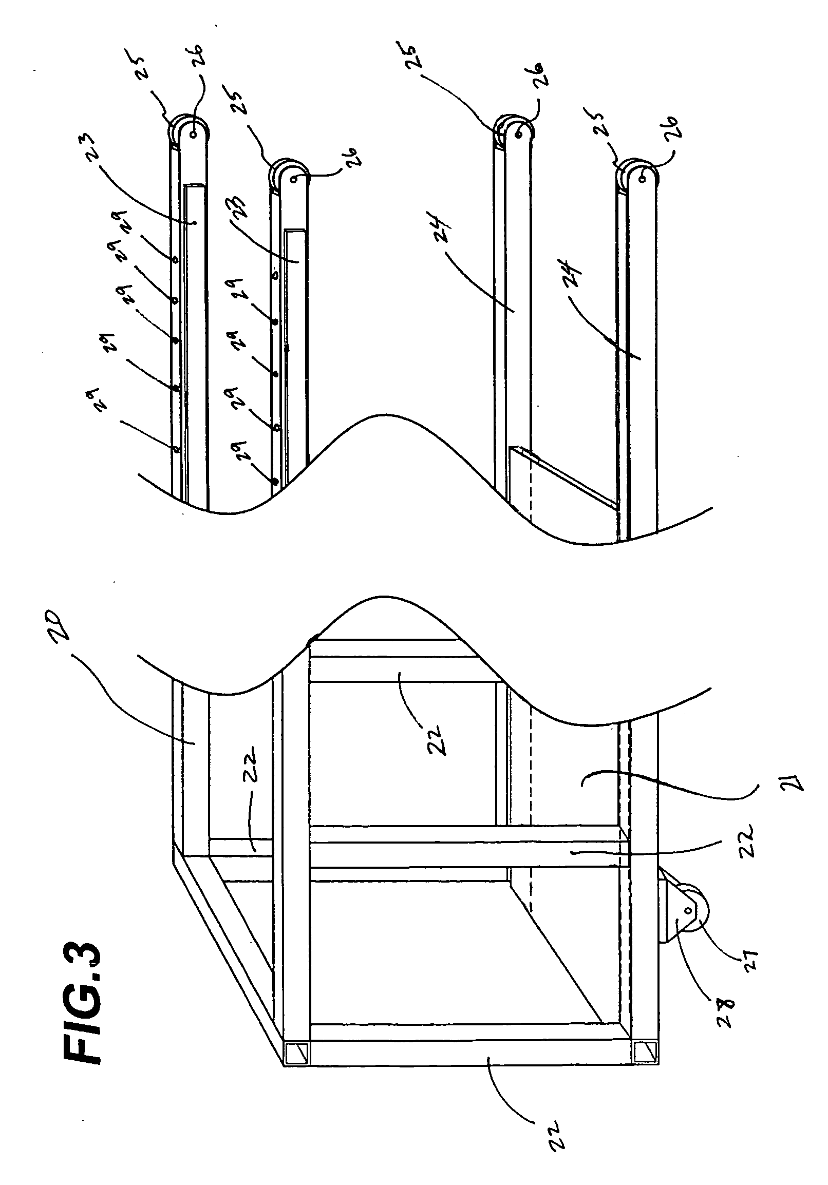 Adjustable basket for storing and transporting cargo