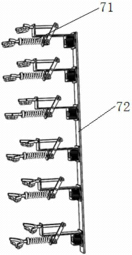 Fruit conveying system and fruit picking robot