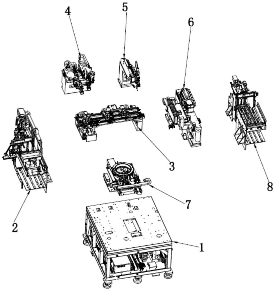 A kind of fully automatic planar ic crystal bonding machine and bonding method