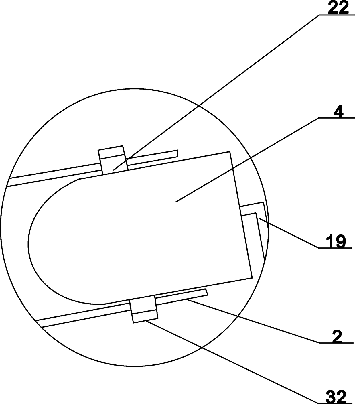 Nursing rehabilitation device for ankle joints