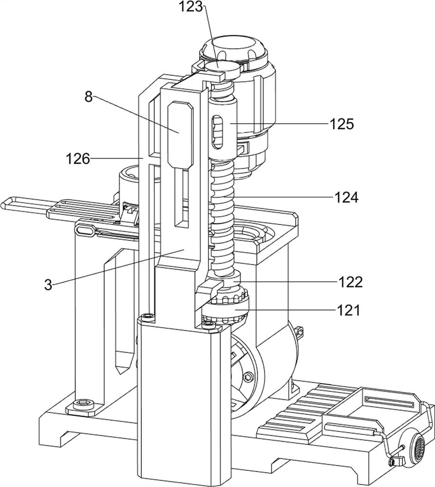 Automatic stamping mechanism for stretching forming of cylindrical battery steel shell