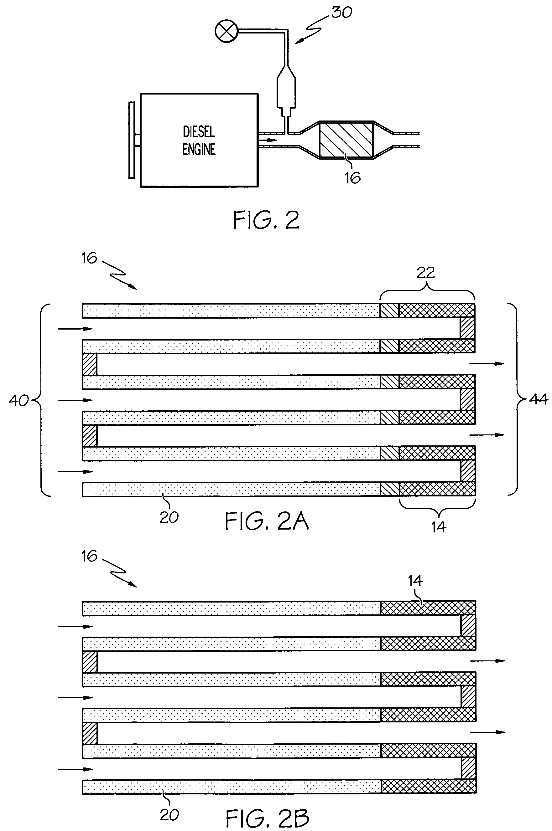 Compact diesel engine exhaust treatment system