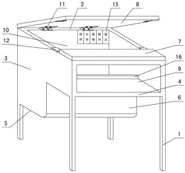 bookcase student desk