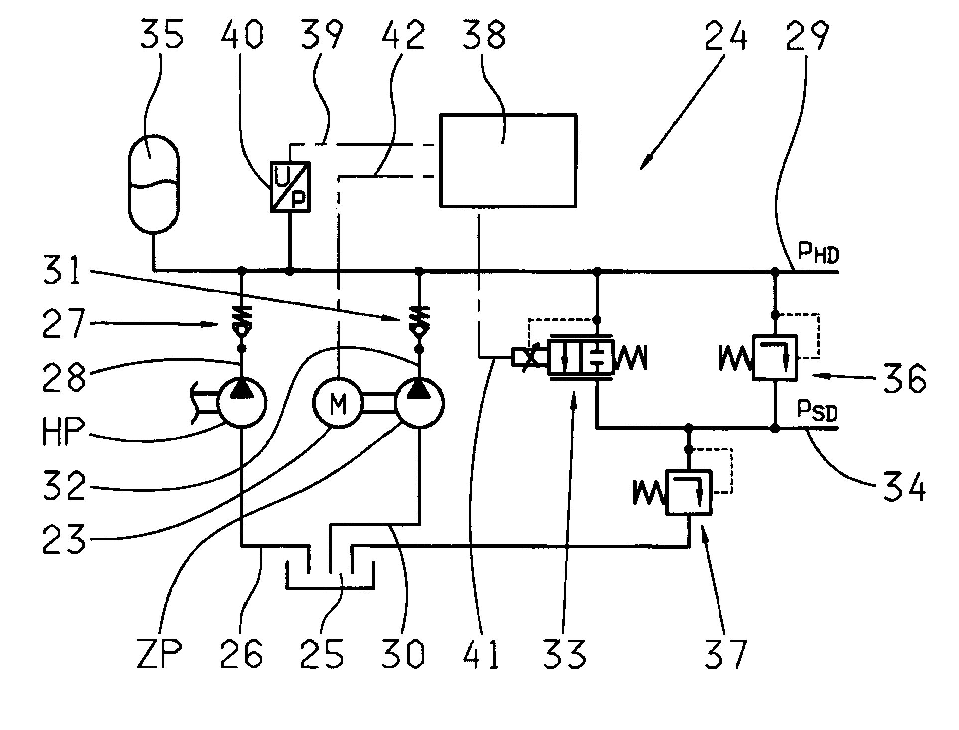 Method for controlling the oil supply of an automatic planetary transmission