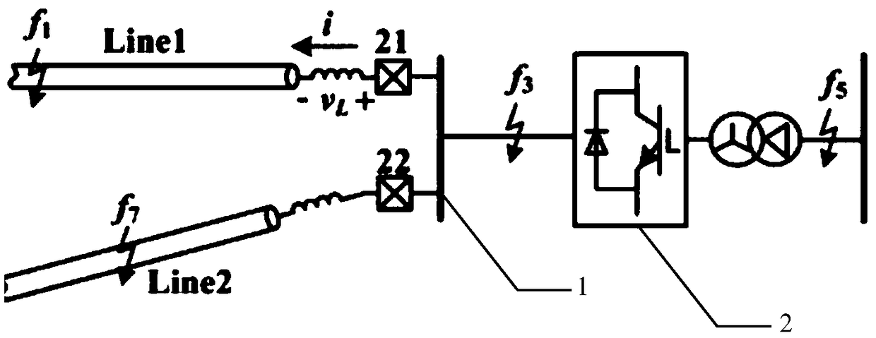 Single-ended protection method for multi-terminal flexible DC grid system based on boundary characteristics