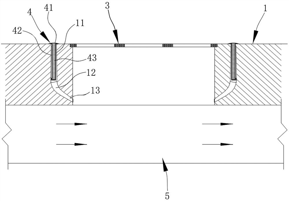 Obstruction automatic separating and filtering sewage discharge system for reducing urban inland inundation