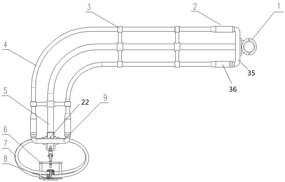 Link fitting and converter station with same