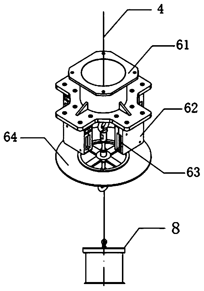 Plummet multi-point 3D shift testing system and test data processing method thereof