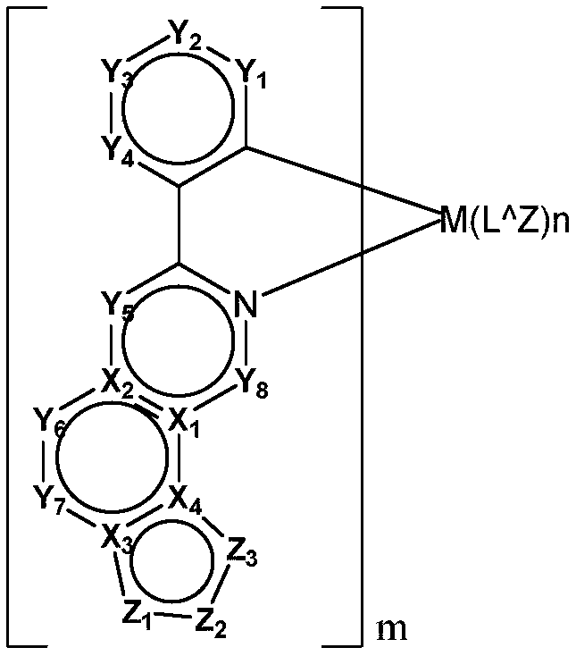 Transition metal complexes used as phosphorescent materials as well as preparation method and application of transition metal complexes