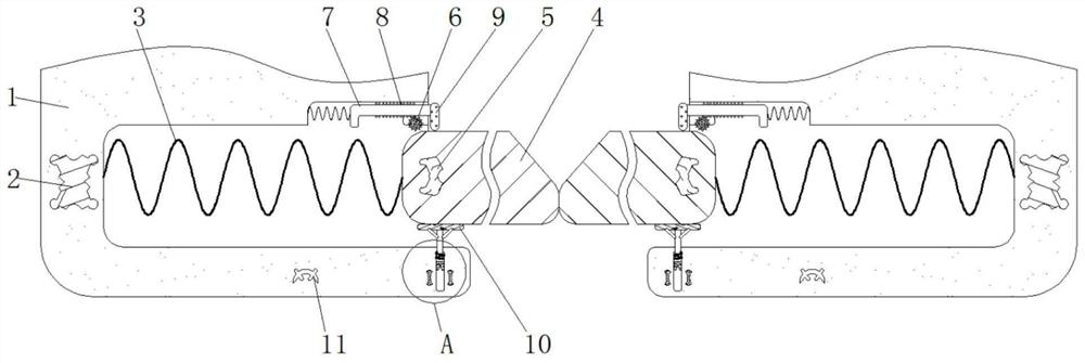 Automatic chip removal filter screen for chemical pipeline