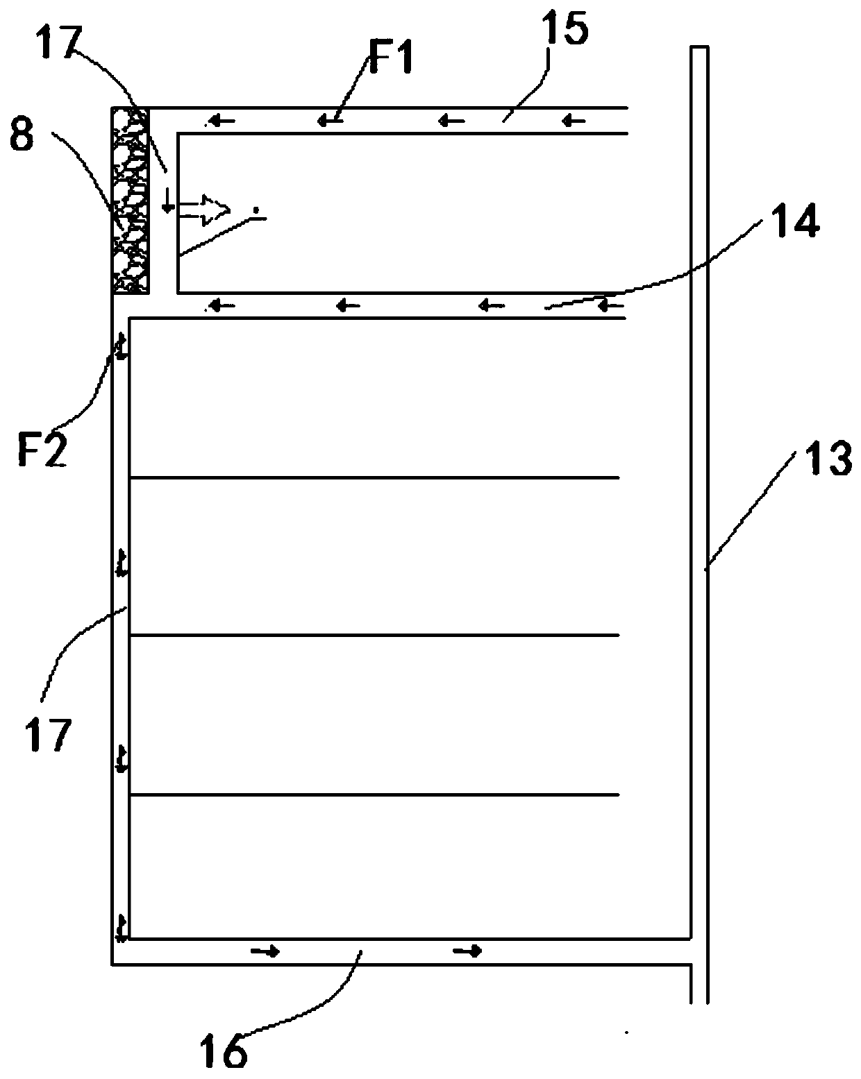 A gob-side entry retaining method that does not affect the coal mining process