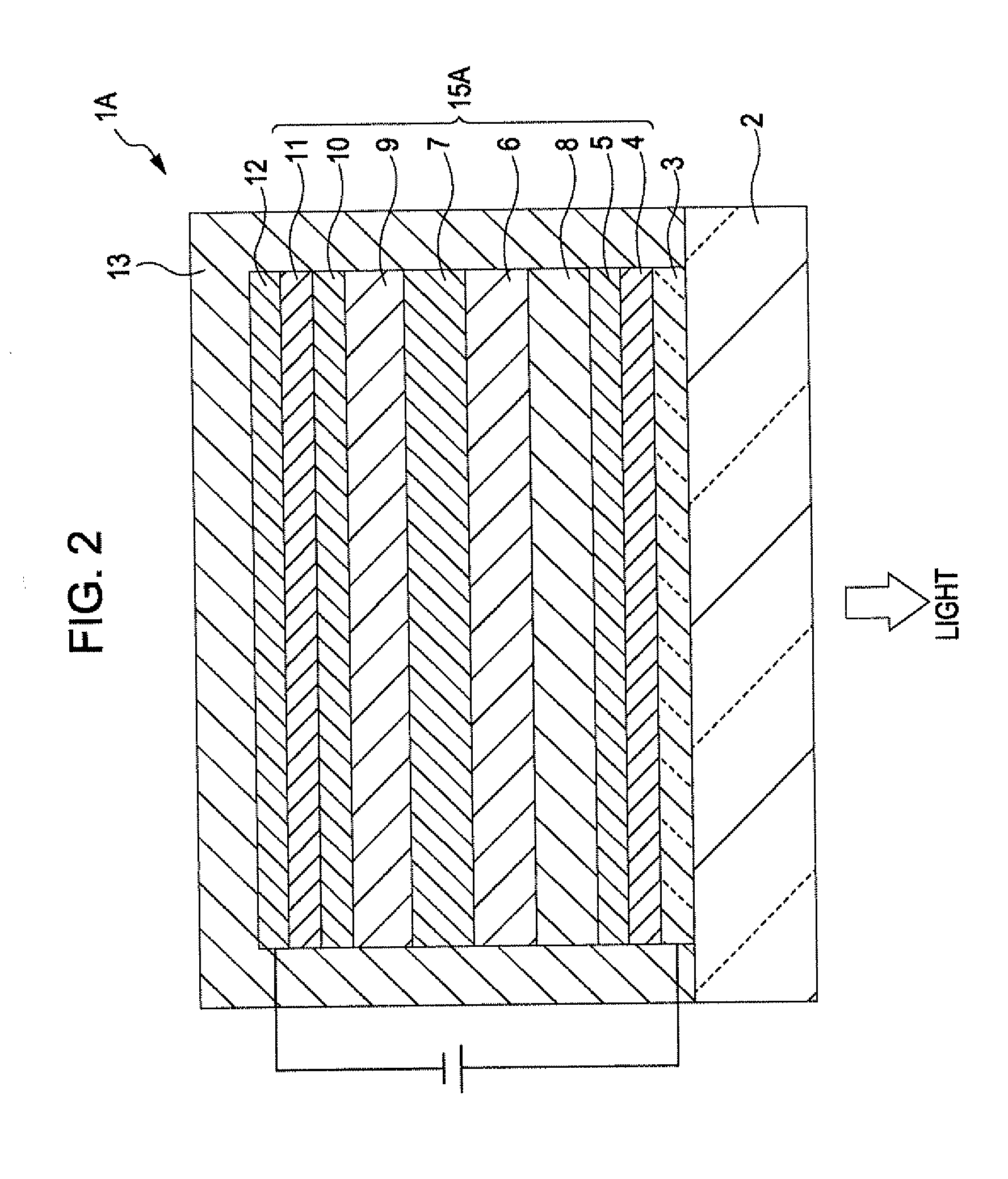 Light-emitting device, display, and electronic apparatus