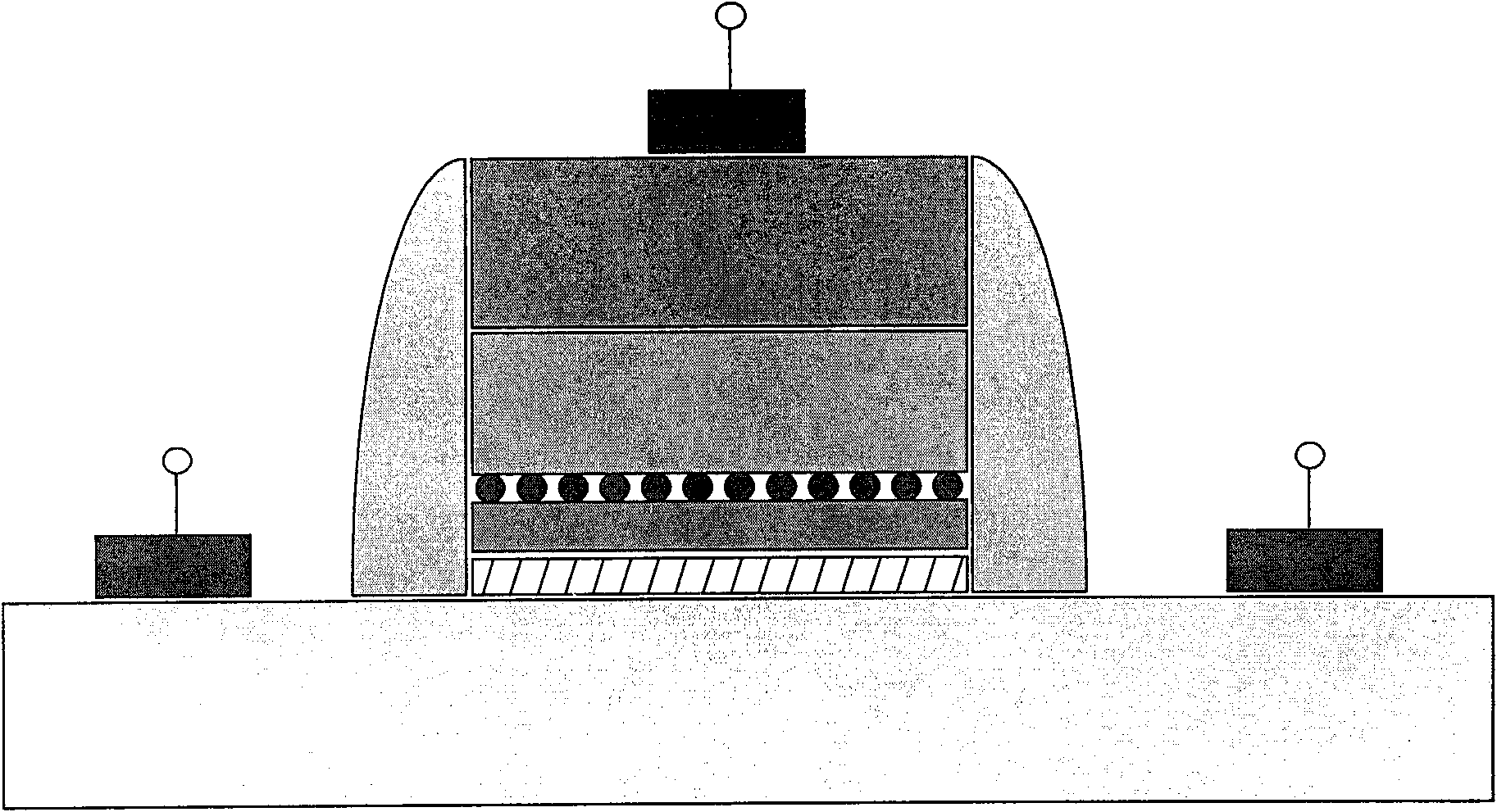 Composite storage medium floating-gate memory structure and manufacture method thereof