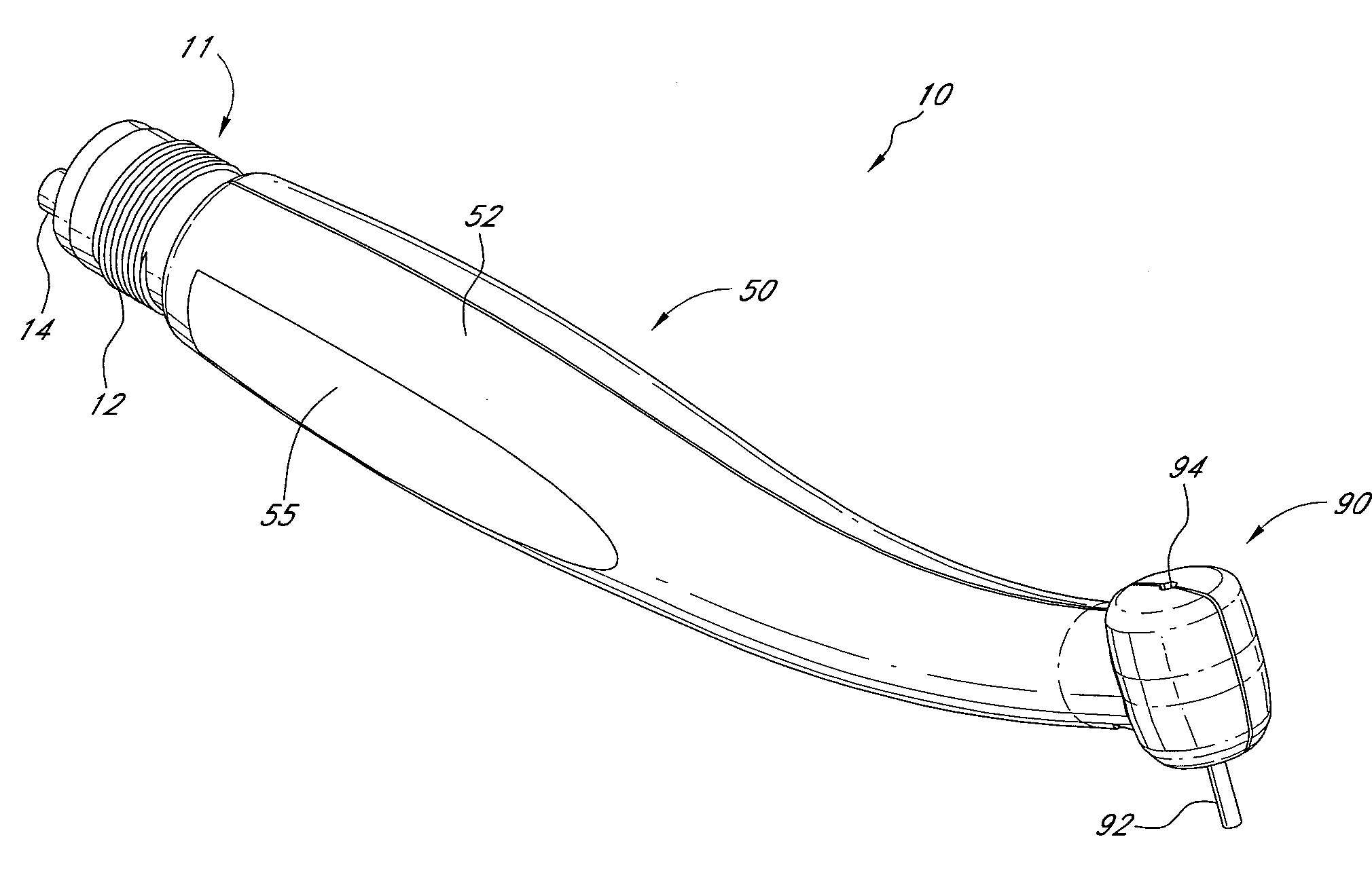 Disposable dental handpiece