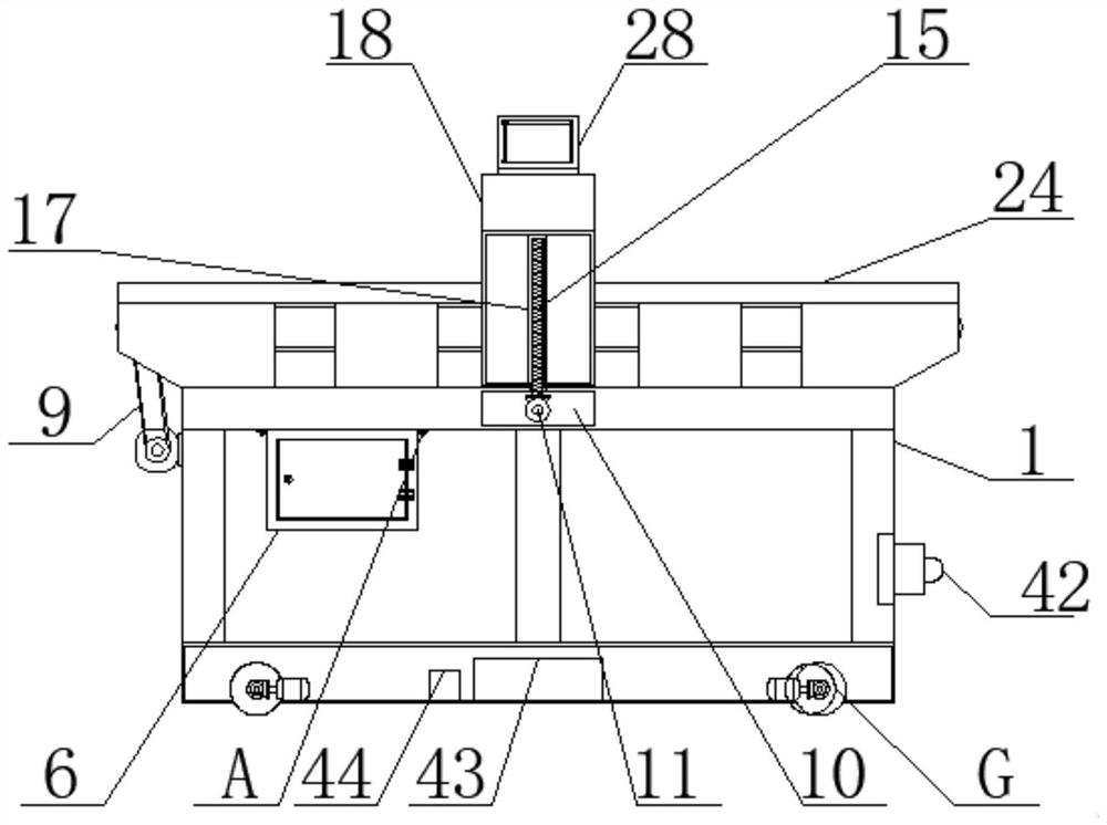 Chemical enterprise limited space equipment safety protection facility on-line detection device