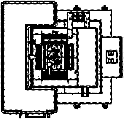 Three-coordinate positioner with large stroke, high rigidity and high precision