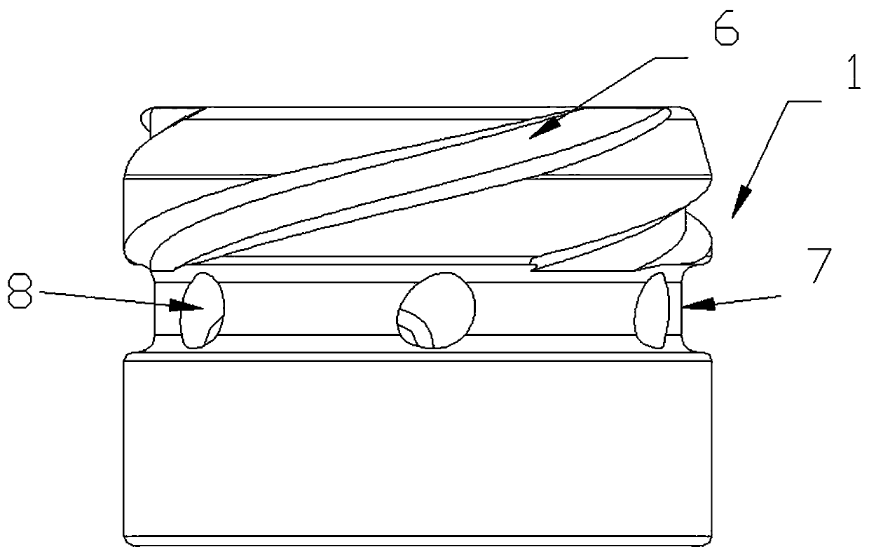 A valve seat and a spiral oblique entry nozzle