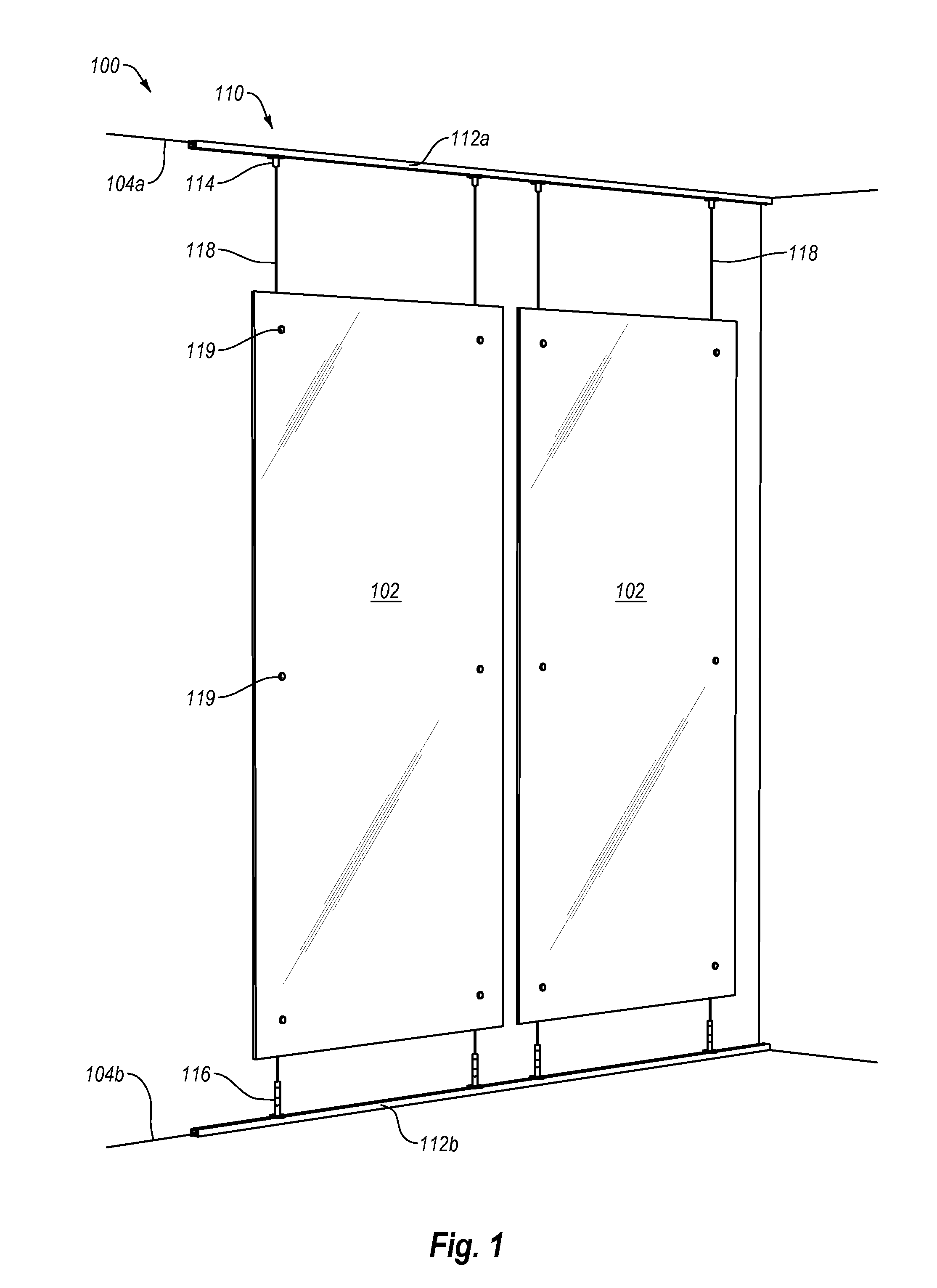 Front-loadable track mounting systems